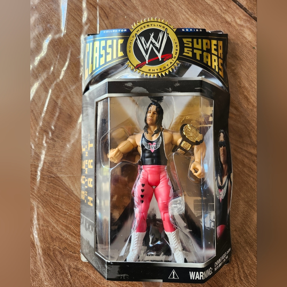 WWE Bret Hart Classic Superstars Series 1 Bret "The Hitman" Hart Figure 2004